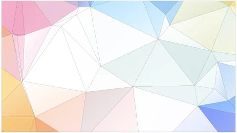 Abstract geometric pattern composed of triangular polygons Stock Illustration
