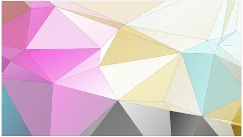 Abstract geometric pattern composed of triangular polygons Stockillustratie