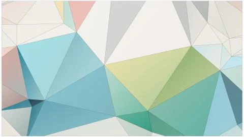 Abstract geometric pattern composed of triangular polygons Stock Illustration