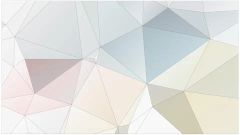 Abstract geometric pattern composed of triangular polygons Stock Illustration