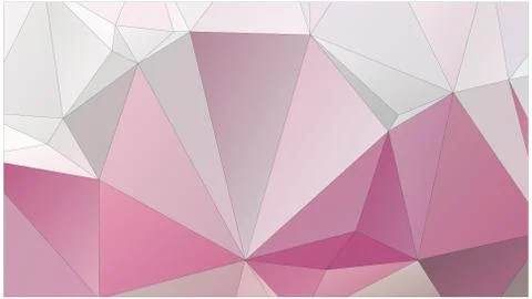 Abstract geometric pattern composed of triangular polygons Illustrazione stock