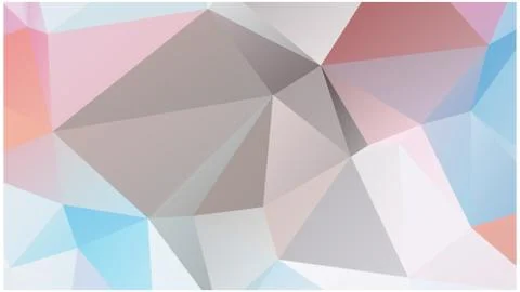 Abstract geometric pattern composed of triangular polygons Illustrazione stock