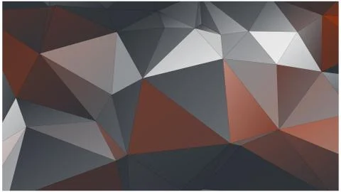 Abstract geometric pattern composed of triangular polygons イラスト素材