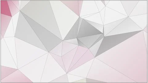 Abstract geometric pattern composed of triangular polygons Stock Illustration