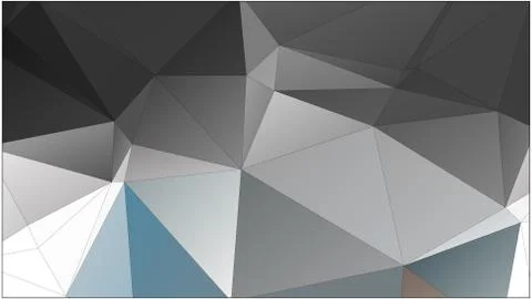 Abstract geometric pattern composed of triangular polygons Stock Illustration