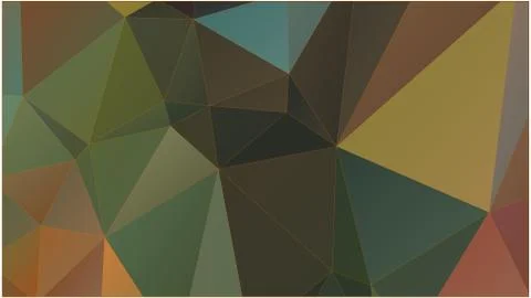 Abstract geometric pattern composed of triangular polygons Illustrazione stock