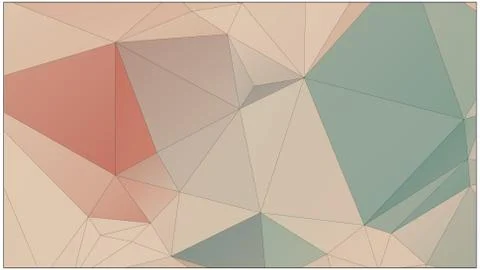 Abstract geometric pattern composed of triangular polygons Illustrazione stock