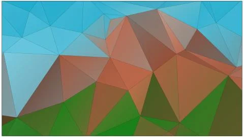 Abstract geometric pattern composed of triangular polygons Stockillustratie