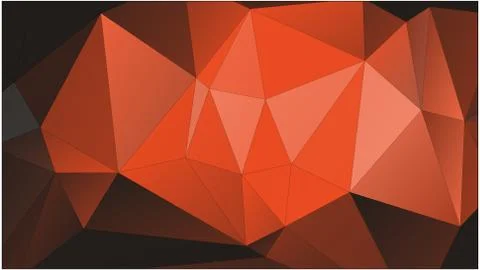 Abstract geometric pattern composed of triangular polygons Stockillustratie