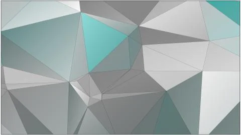 Abstract geometric pattern composed of triangular polygons Stockillustratie