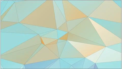Abstract geometric pattern composed of triangular polygons イラスト素材