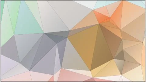 Abstract geometric pattern composed of triangular polygons Stockillustratie