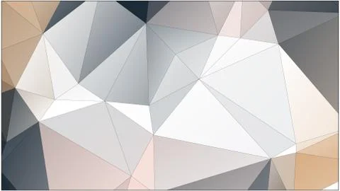 Abstract geometric pattern composed of triangular polygons Stock Illustration