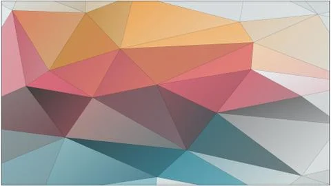 Abstract geometric pattern composed of triangular polygons Stockillustratie