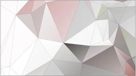 Abstract geometric pattern composed of triangular polygons Stock Illustration