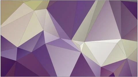 Abstract geometric pattern composed of triangular polygons Stock Illustration