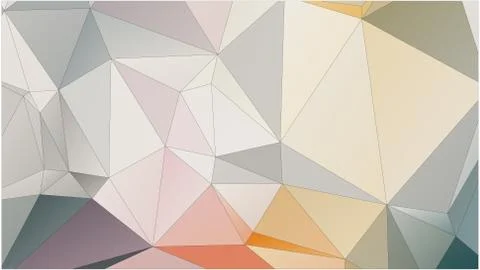 Abstract geometric pattern composed of triangular polygons Illustrazione stock