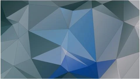 Abstract geometric pattern composed of triangular polygons Illustrazione stock