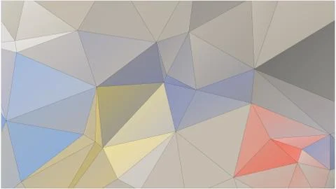 Abstract geometric pattern composed of triangular polygons Illustrazione stock