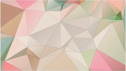 Abstract geometric pattern composed of triangular polygons Stock Illustration