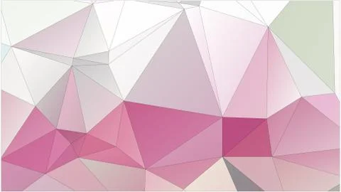 Abstract geometric pattern composed of triangular polygons Stock Illustration