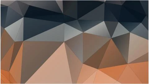 Abstract geometric pattern composed of triangular polygons Stock Illustration