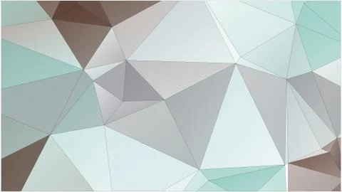 Abstract geometric pattern composed of triangular polygons Stock Illustration