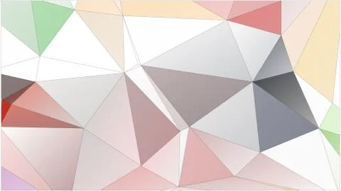 Abstract geometric pattern composed of triangular polygons Stockillustratie