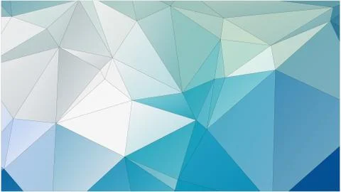 Abstract geometric pattern composed of triangular polygons Stock Illustration