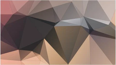 Abstract geometric pattern composed of triangular polygons Stock Illustration