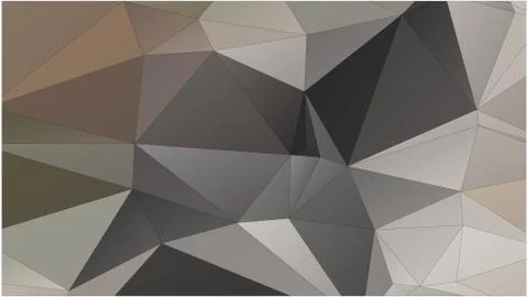 Abstract geometric pattern composed of triangular polygons イラスト素材