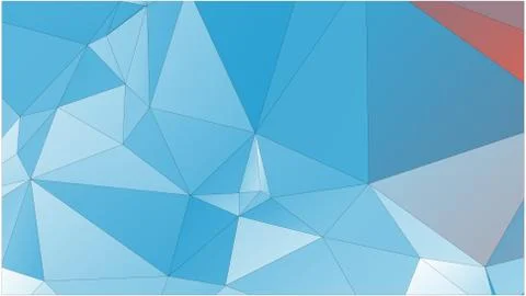 Abstract geometric pattern composed of triangular polygons Illustrazione stock