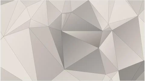 Abstract geometric pattern composed of triangular polygons Illustrazione stock