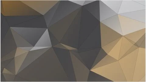 Abstract geometric pattern composed of triangular polygons イラスト素材