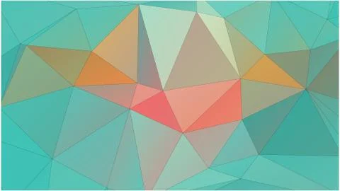 Abstract geometric pattern composed of triangular polygons Illustrazione stock