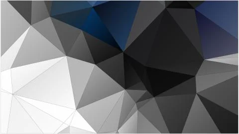 Abstract geometric pattern composed of triangular polygons Stockillustratie