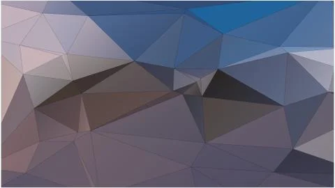 Abstract geometric pattern composed of triangular polygons Stock Illustration