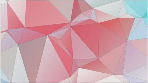 Abstract geometric pattern composed of triangular polygons Stock Illustration