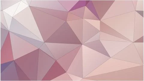 Abstract geometric pattern composed of triangular polygons Illustrazione stock