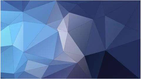 Abstract geometric pattern composed of triangular polygons Illustrazione stock