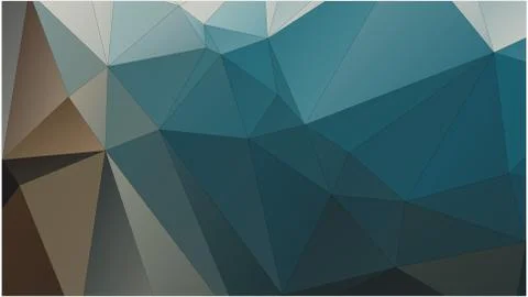 Abstract geometric pattern composed of triangular polygons Illustrazione stock