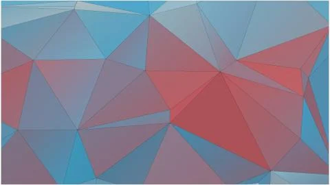 Abstract geometric pattern composed of triangular polygons イラスト素材