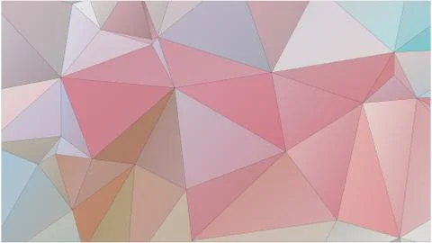 Abstract geometric pattern composed of triangular polygons Stock Illustration