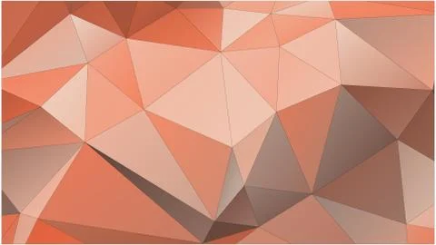 Abstract geometric pattern composed of triangular polygons イラスト素材
