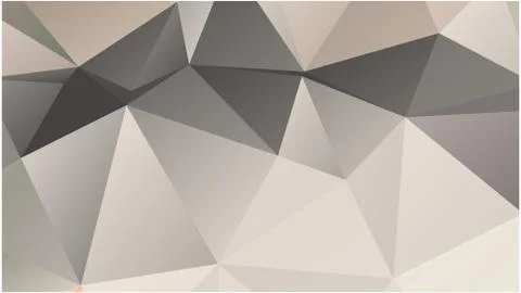 Abstract geometric pattern composed of triangular polygons Stock Illustration