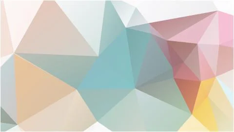 Abstract geometric pattern composed of triangular polygons Illustrazione stock