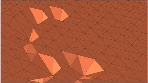Abstract geometric pattern composed of triangular polygons Stockillustratie