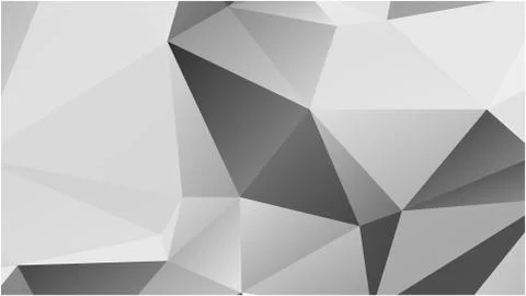Abstract geometric pattern composed of triangular polygons Illustrazione stock