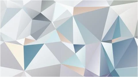 Abstract geometric pattern composed of triangular polygons Illustrazione stock