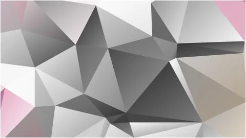 Abstract geometric pattern composed of triangular polygons Stockillustratie